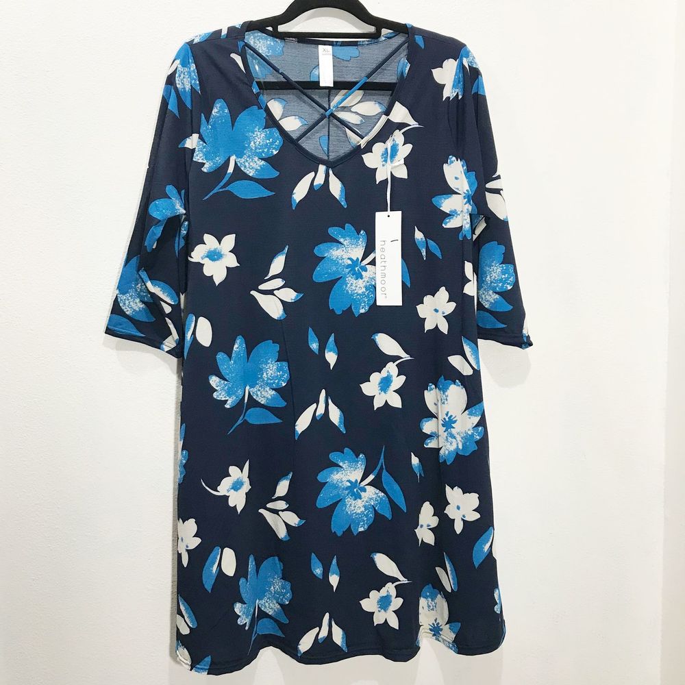 Heathmoor Large Floral Print Dress With Pockets